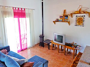 Vakantiehuis Arroyo de la Palma Andalusie woonkamer fijne vakantie woning in Andalusië