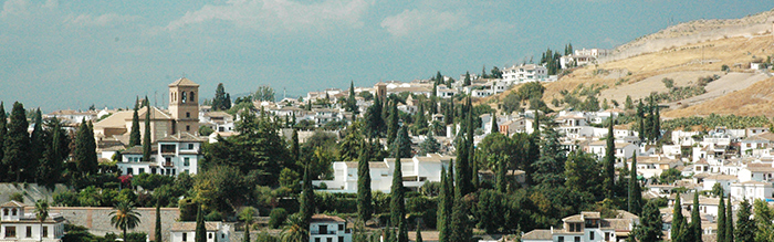 uitzicht op Granada