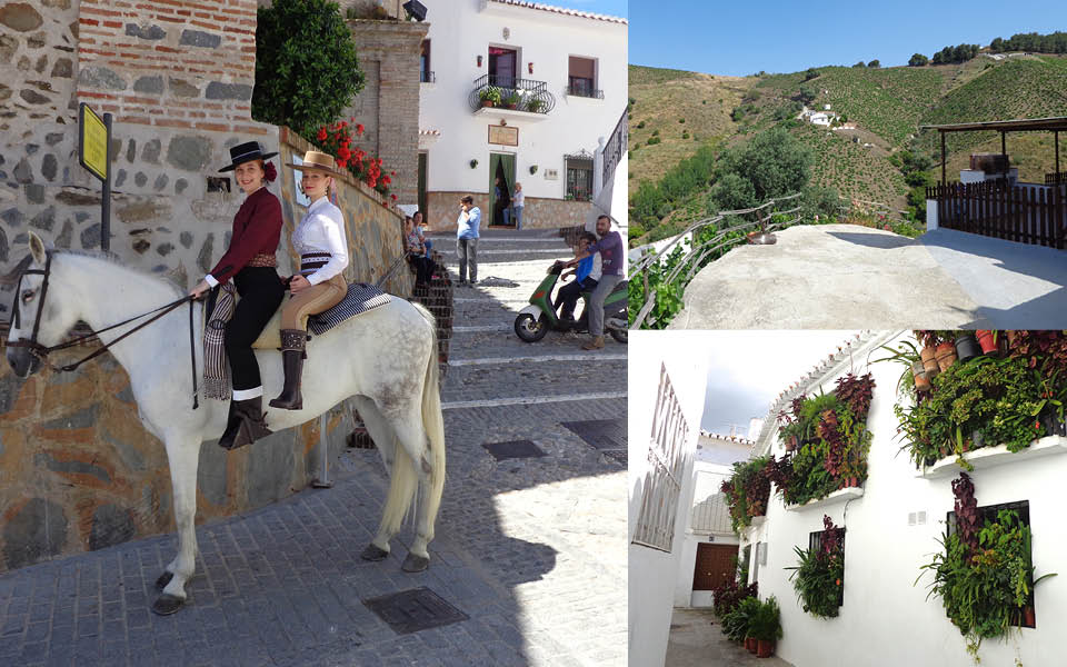 Wandelen langs en door de witte dorpen van Andalusie, Spanje