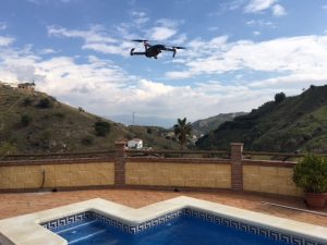 Drone boven villa anamaria