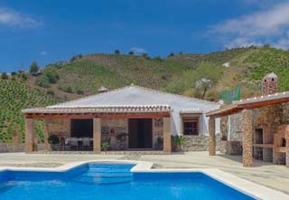 Vakantiehuis Andalusie met airco zwembad op loopafstand van dorp El Borge - Casa Hugo