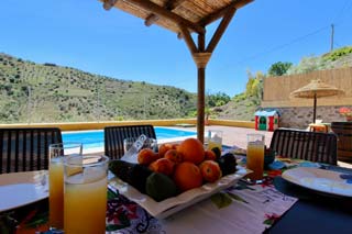 vakantiehuis Vinuela Andalusie met zwembad