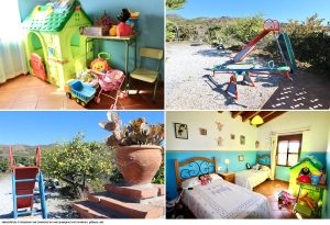 Vakantiehuis Alberto in Andalusie met zwembad en veel speelgoed voor kinderen, glijbaan, wip